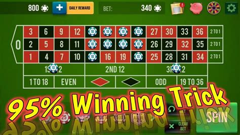 tricks to winning roulette